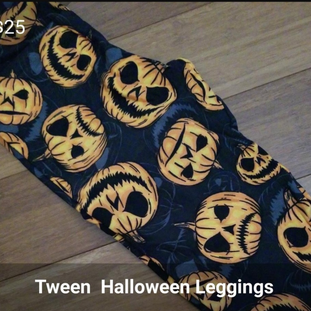 Tween lularoe Halloween leggings